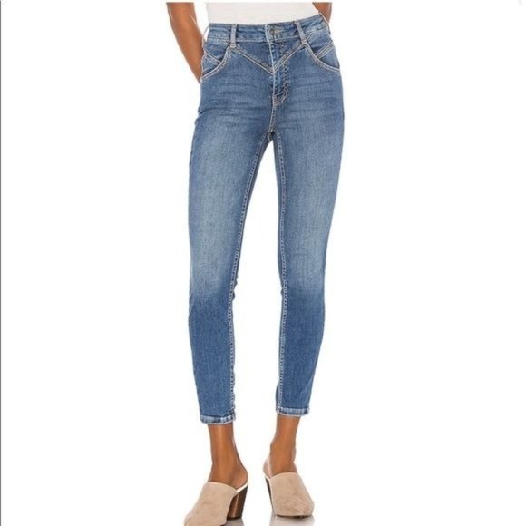 We The Free Denim - WE THE FREE Riley Back Seam Skinny Jeans Womens 28